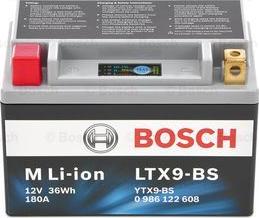 BOSCH 0 986 122 608 - Стартерна акумуляторна батарея, АКБ autocars.com.ua