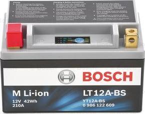 BOSCH 0 986 122 609 - Стартерна акумуляторна батарея, АКБ autocars.com.ua