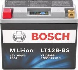 BOSCH 0 986 122 619 - Стартерна акумуляторна батарея, АКБ autocars.com.ua
