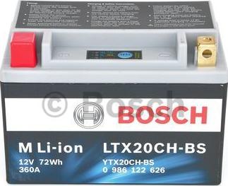 BOSCH 0 986 122 626 - Стартерна акумуляторна батарея, АКБ autocars.com.ua