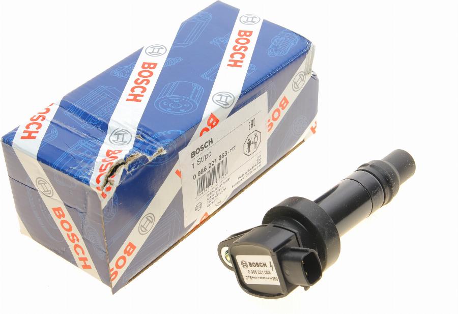 BOSCH 0 986 221 063 - Катушка зажигания avtokuzovplus.com.ua