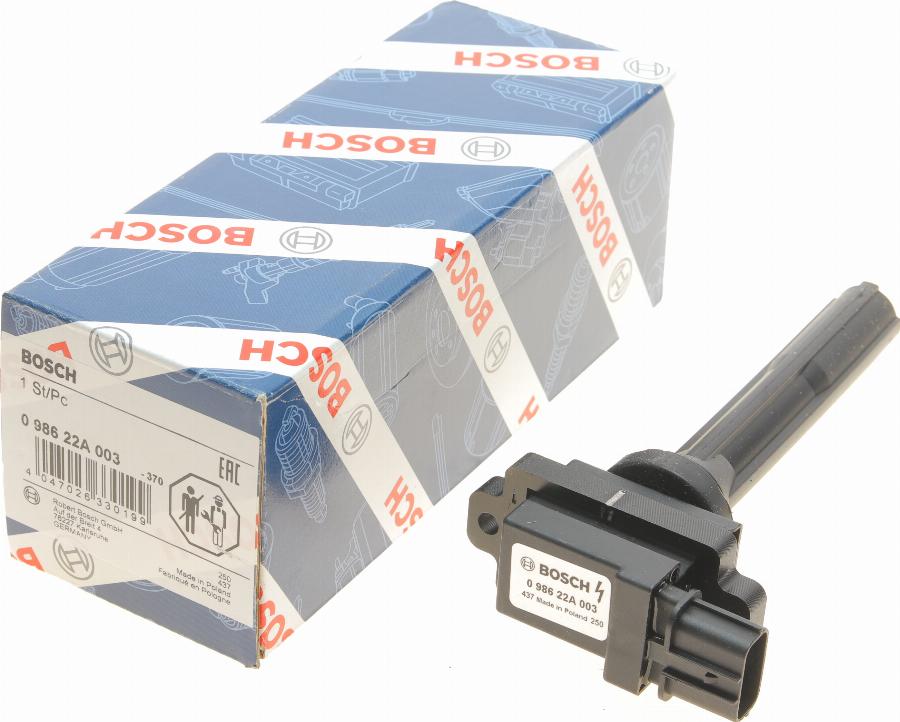 BOSCH 0 986 22A 003 - Катушка зажигания autodnr.net