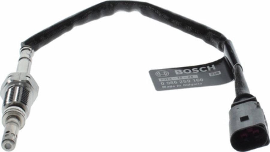 BOSCH 0 986 259 160 - Датчик, температура вихлопних газів autocars.com.ua