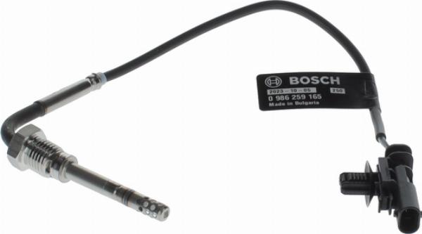 BOSCH 0 986 259 165 - Датчик, температура вихлопних газів autocars.com.ua