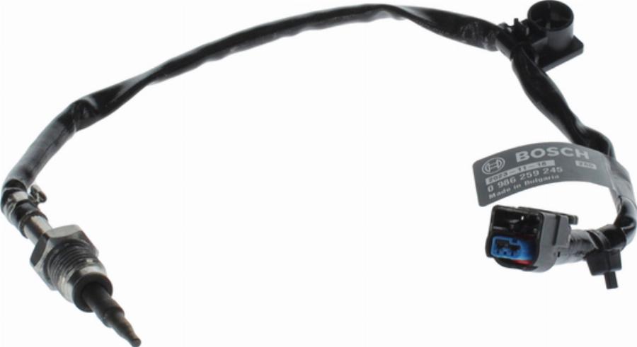 BOSCH 0 986 259 245 - Датчик, температура вихлопних газів autocars.com.ua