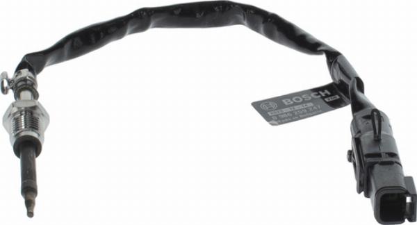 BOSCH 0 986 259 247 - Датчик, температура вихлопних газів autocars.com.ua