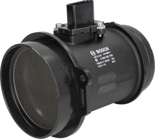 BOSCH 0 986 280 708 - Датчик потоку, маси повітря autocars.com.ua