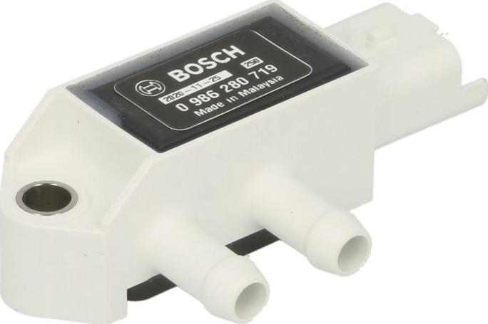 BOSCH 0 986 280 719 - Датчик, тиск вихлопних газів autocars.com.ua
