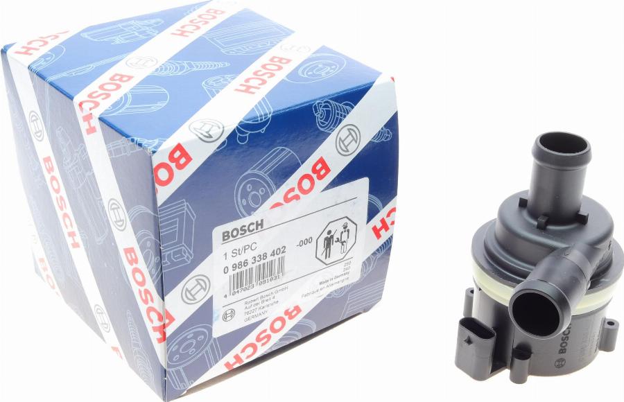 BOSCH 0 986 338 402 - Дополнительный водяной насос avtokuzovplus.com.ua