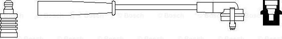 BOSCH 0 986 356 104 - Провід запалювання autocars.com.ua