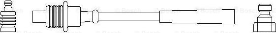 BOSCH 0 986 356 152 - Провід запалювання autocars.com.ua