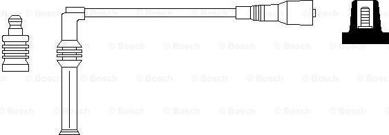BOSCH 0 986 356 177 - Провід запалювання autocars.com.ua