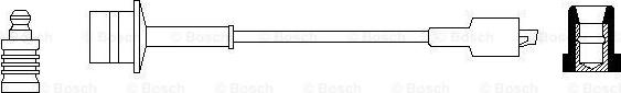 BOSCH 0 986 356 184 - Провід запалювання autocars.com.ua