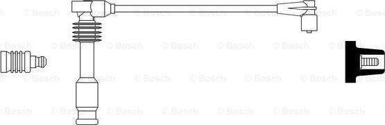 BOSCH 0 986 356 253 - Провід запалювання autocars.com.ua