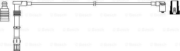 BOSCH 0 986 357 711 - Провід запалювання autocars.com.ua