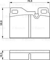 BOSCH 0 986 424 062 - Тормозные колодки, дисковые, комплект autodnr.net