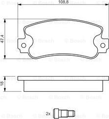 BOSCH 0 986 424 098 - Колодки тормозные autocars.com.ua