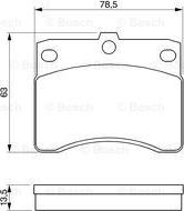 BOSCH 0 986 424 099 - Гальмівні колодки, дискові гальма autocars.com.ua