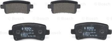 BOSCH 0 986 424 124 - Тормозные колодки, дисковые, комплект avtokuzovplus.com.ua