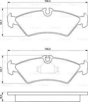 BOSCH 0 986 424 219 - Колодки торм к-т MB Sprinter autodnr.net