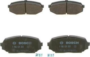 BOSCH 0 986 424 303 - Гальмівні колодки, дискові гальма autocars.com.ua