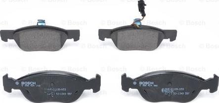 BOSCH 0 986 424 362 - Тормозные колодки, дисковые, комплект avtokuzovplus.com.ua