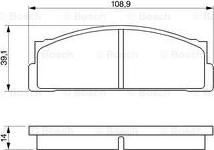 BOSCH 0 986 424 420 - Гальмівні колодки, дискові гальма autocars.com.ua