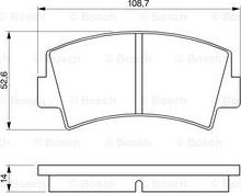 BOSCH 0 986 424 421 - Тормозные колодки, дисковые, комплект avtokuzovplus.com.ua