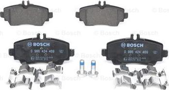 BOSCH 0 986 424 469 - Колодка гальм. диск. MARCEDES A-CLASS W168 передн. вир-во Bosch autocars.com.ua