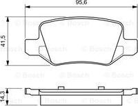 BOSCH 0 986 424 522 - Гальмівні колодки, дискові гальма autocars.com.ua