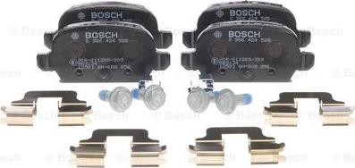 BOSCH 0 986 424 528 - Тормозные колодки, дисковые, комплект avtokuzovplus.com.ua