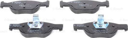 BOSCH 0 986 424 544 - Тормозные колодки, дисковые, комплект avtokuzovplus.com.ua