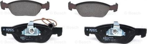 BOSCH 0 986 424 593 - Тормозные колодки, дисковые, комплект avtokuzovplus.com.ua