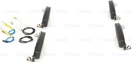 BOSCH 0 986 424 598 - Тормозные колодки, дисковые, комплект autodnr.net