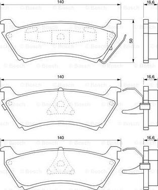 BOSCH 0 986 424 648 - Тормозные колодки, дисковые, комплект autodnr.net