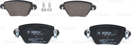 BOSCH 0 986 424 671 - Тормозные колодки, дисковые, комплект autodnr.net