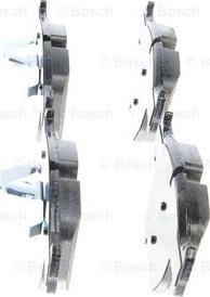 BOSCH 0 986 424 687 - Тормозные колодки, дисковые, комплект avtokuzovplus.com.ua