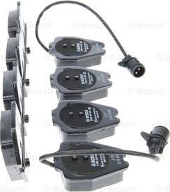 BOSCH 0 986 424 689 - Тормозные колодки, дисковые, комплект avtokuzovplus.com.ua