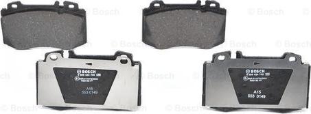 BOSCH 0 986 424 705 - Тормозные колодки, дисковые, комплект avtokuzovplus.com.ua