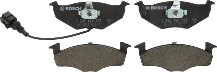 BOSCH 0 986 424 723 - Гальмівні колодки, дискові гальма autocars.com.ua