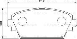 BOSCH 0 986 424 791 - Тормозные колодки, дисковые, комплект avtokuzovplus.com.ua