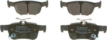 BOSCH 0 986 424 807 - Гальмівні колодки, дискові гальма autocars.com.ua