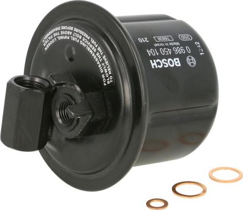BOSCH 0 986 450 104 - Паливний фільтр autocars.com.ua
