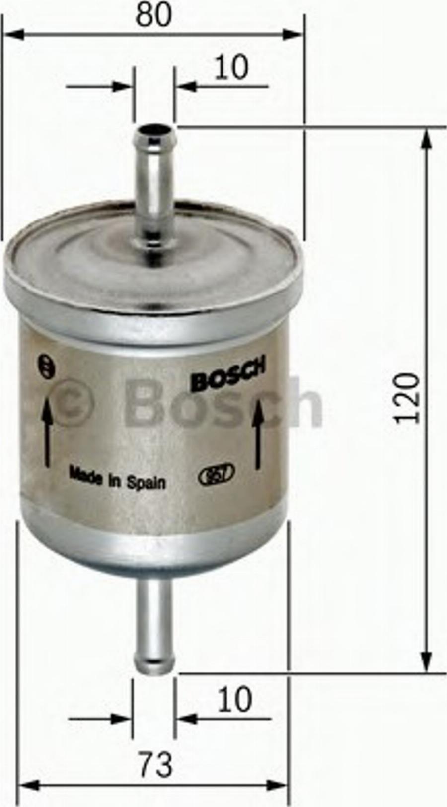 BOSCH 0 986 450 150 - Топливный фильтр avtokuzovplus.com.ua