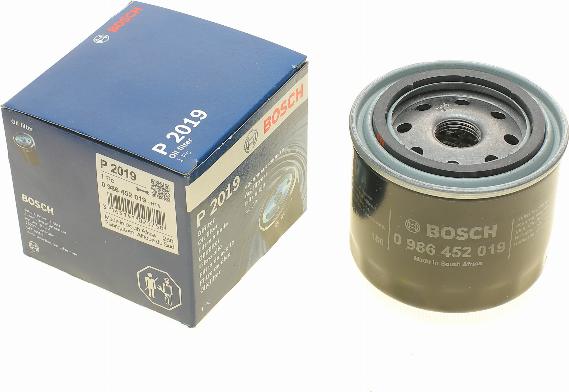 BOSCH 0 986 452 019 - Масляный фильтр avtokuzovplus.com.ua