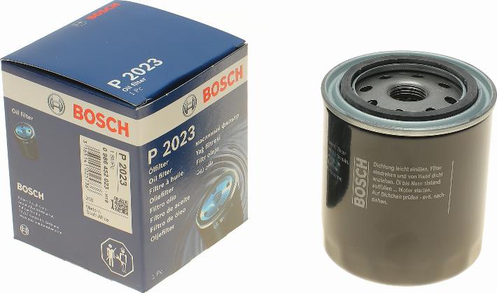 BOSCH 0 986 452 023 - Масляний фільтр autocars.com.ua