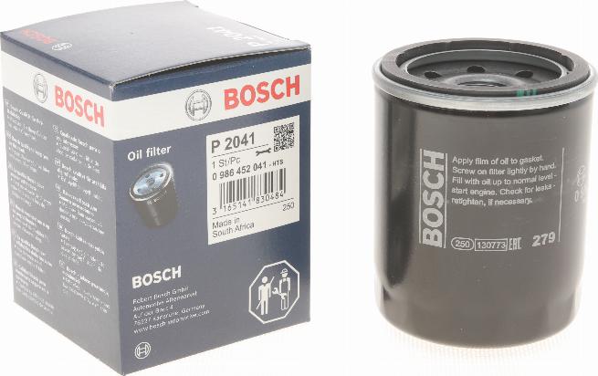 BOSCH 0 986 452 041 - Масляный фильтр autodnr.net