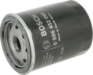 BOSCH 0 986 452 060 - Масляний фільтр autocars.com.ua