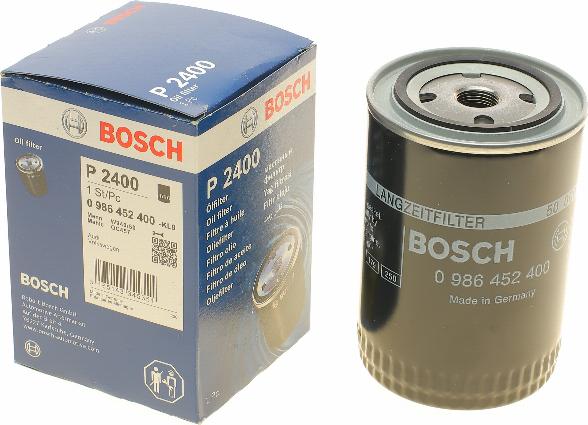 BOSCH 0 986 452 400 - Масляний фільтр autocars.com.ua