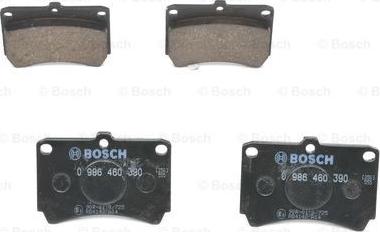 BOSCH 0 986 460 390 - Тормозные колодки, дисковые, комплект autodnr.net